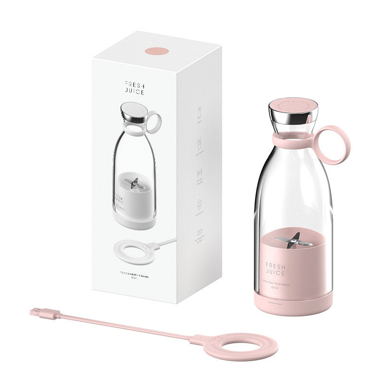 Youer Juicer Cup, household portable wireless charging juice cup, electric blender cup, mini charging juicer