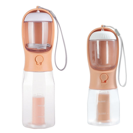 Pet cup, portable outdoor drinking and feeding for cats and dogs, multi-functional three-in-one pet cup