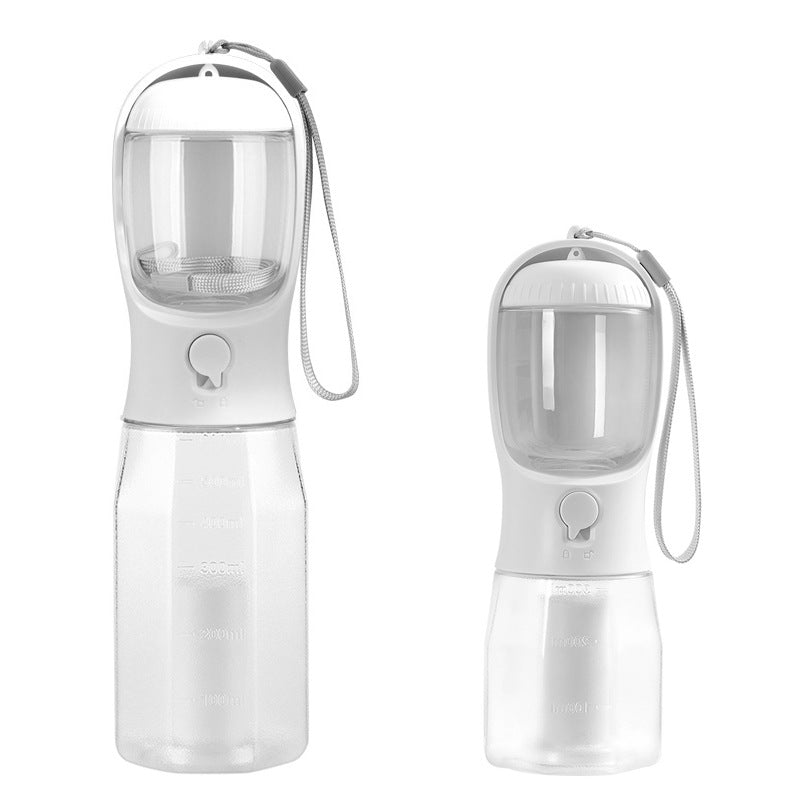Pet cup, portable outdoor drinking and feeding for cats and dogs, multi-functional three-in-one pet cup