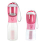Pet cup, portable outdoor drinking and feeding for cats and dogs, multi-functional three-in-one pet cup