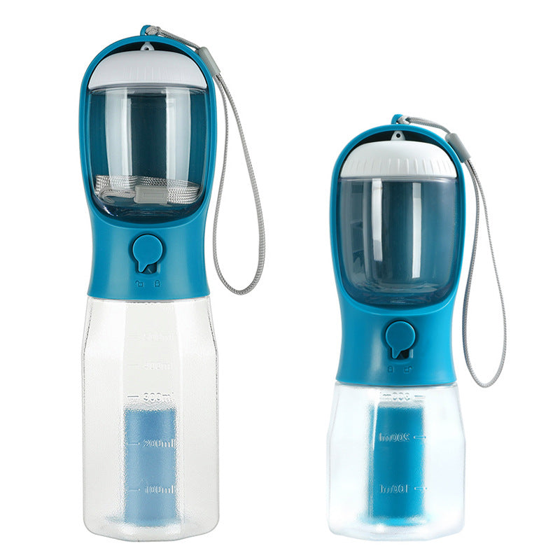 Pet cup, portable outdoor drinking and feeding for cats and dogs, multi-functional three-in-one pet cup